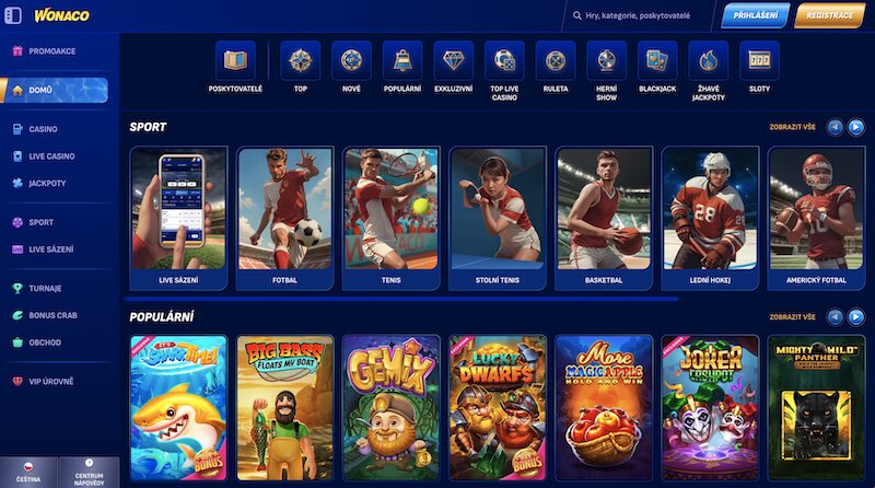 Casa de apuestas Wonaco