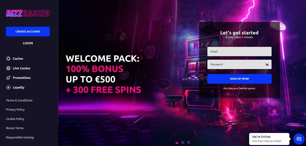 Rizz casino uvodni