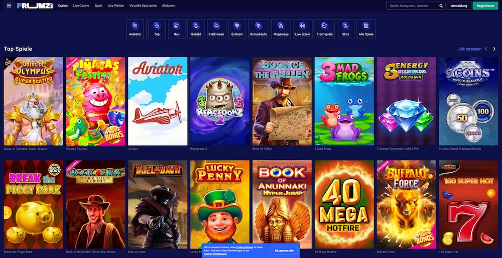 Frumzi Spielautomaten