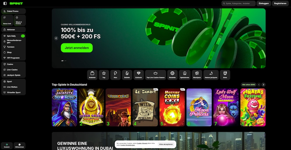 Spinit Casino Vorschau