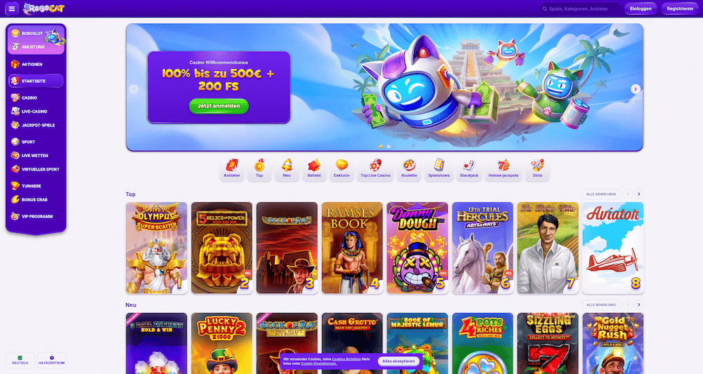 27404 RoboCat Casino DE