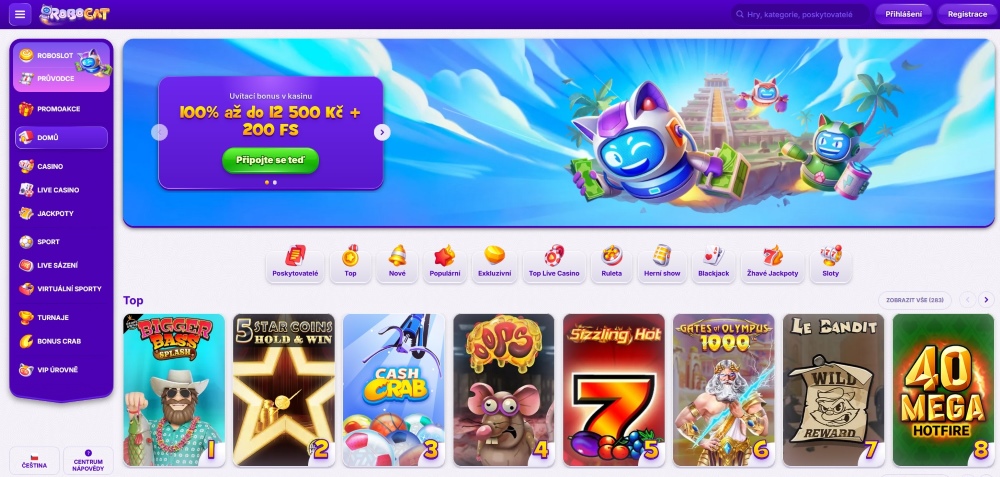 Robocat online casino nabízí štědré bonusy zabalené do moderního designu 