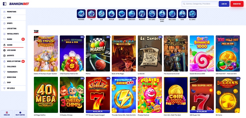 Bankonbet slots preview