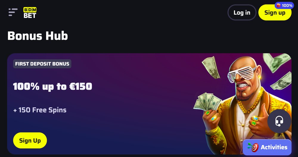 Bdmbet first deposit bonus
