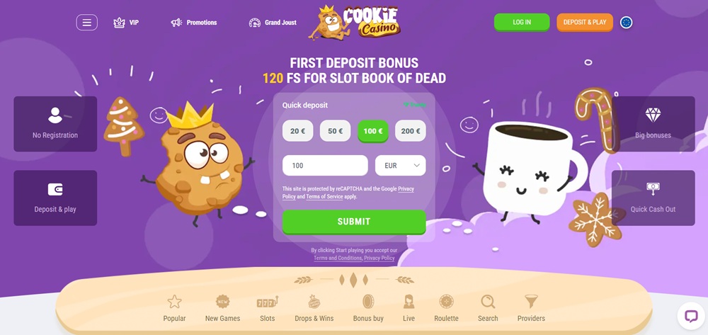 cookie casino uvodni