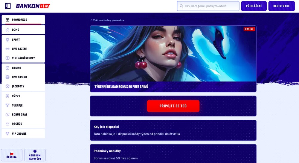 Bonos de recarga de Bankonbet