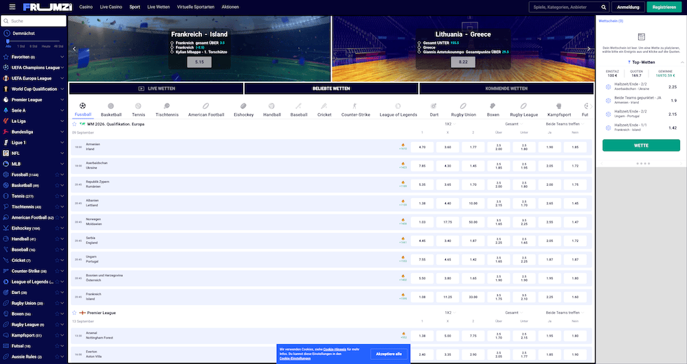 74213 Frumzi Wettbüro