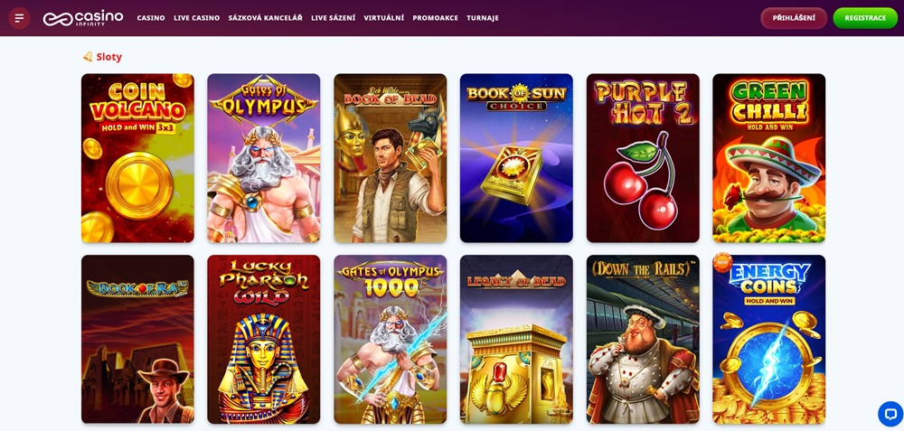 Tragaperras de Casino Infinity