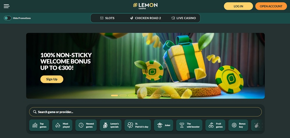 lemon casino uvodni