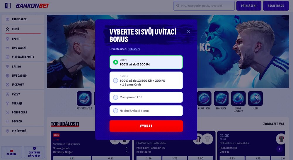 Registro en Bankonbet