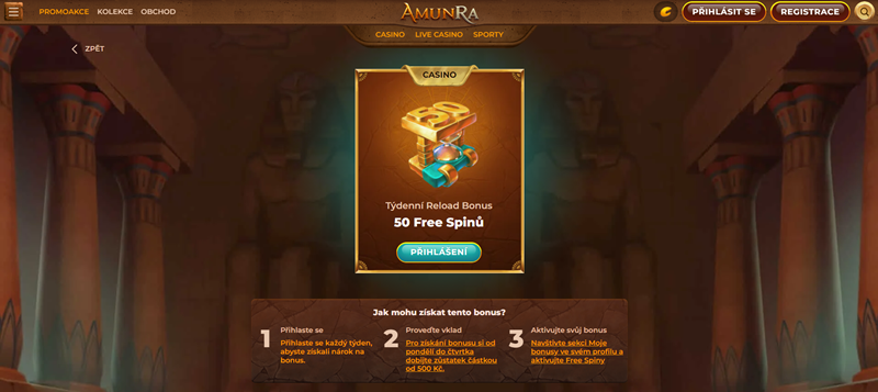 AmunRa free spins