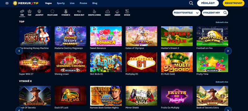 MerkurXtip automaty