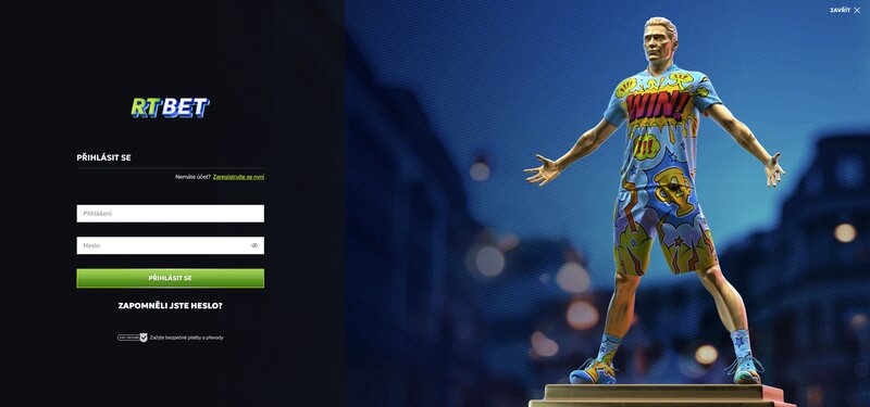 RTbet Anmeldung