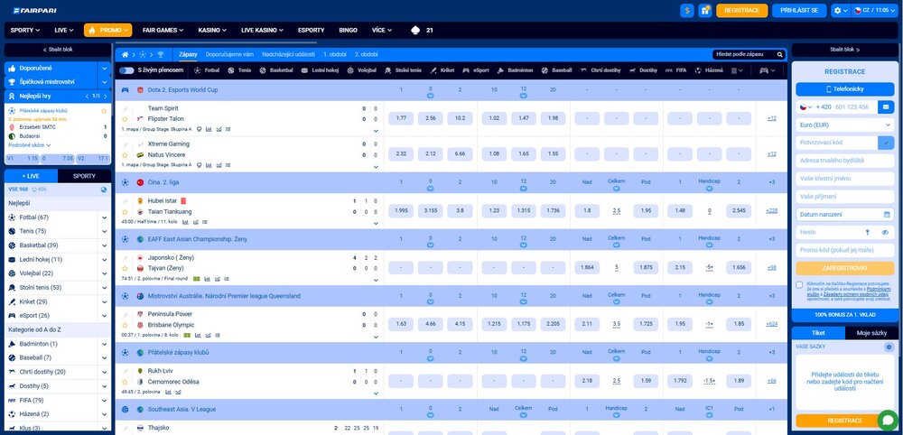 fairpari sázková kancelář