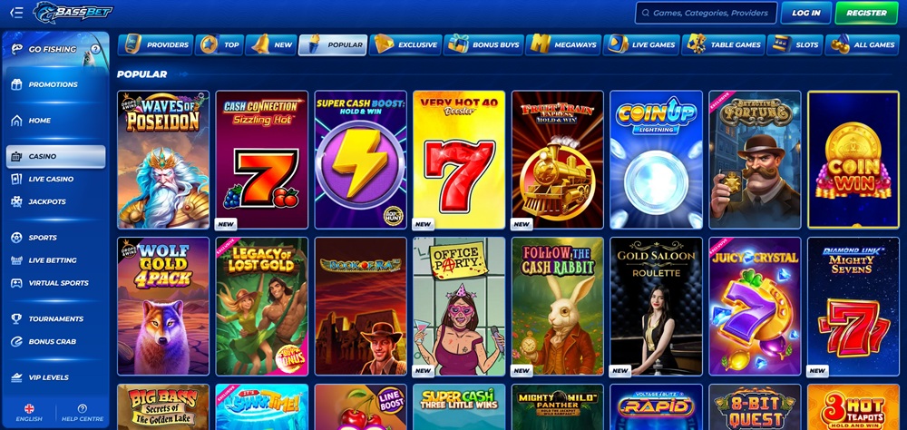 BassBet top slots