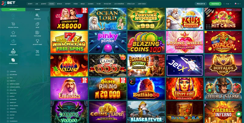 22BET - Hry pro začátek roku 2025