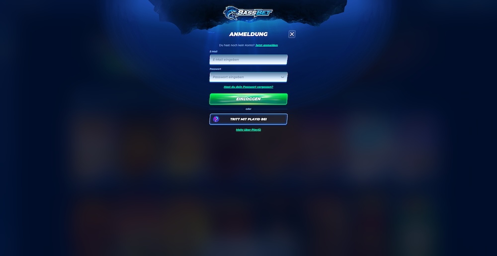 BassBet Anmeldung