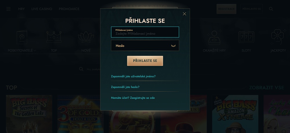 Dolly Casino přihlášení