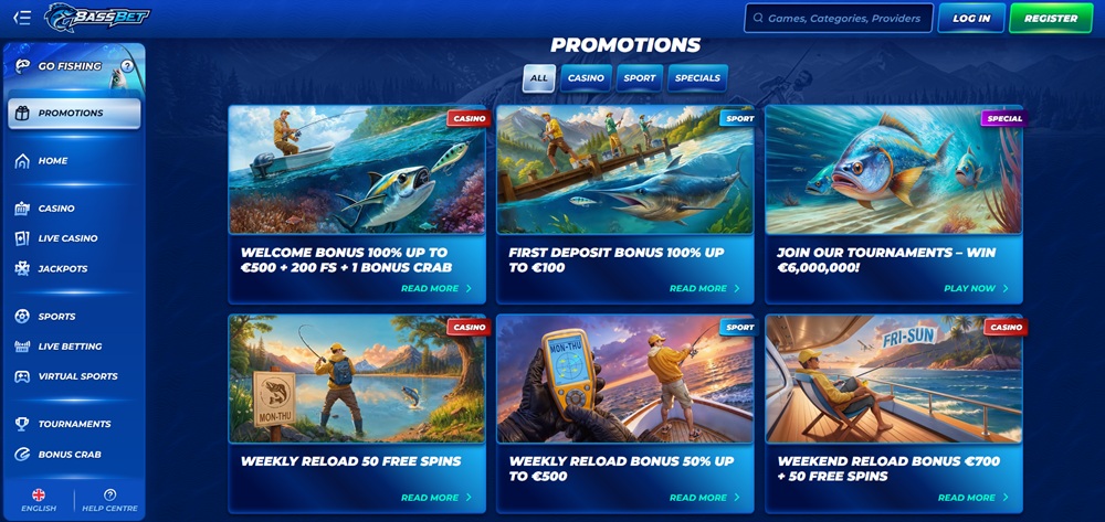 BassBet bonuses
