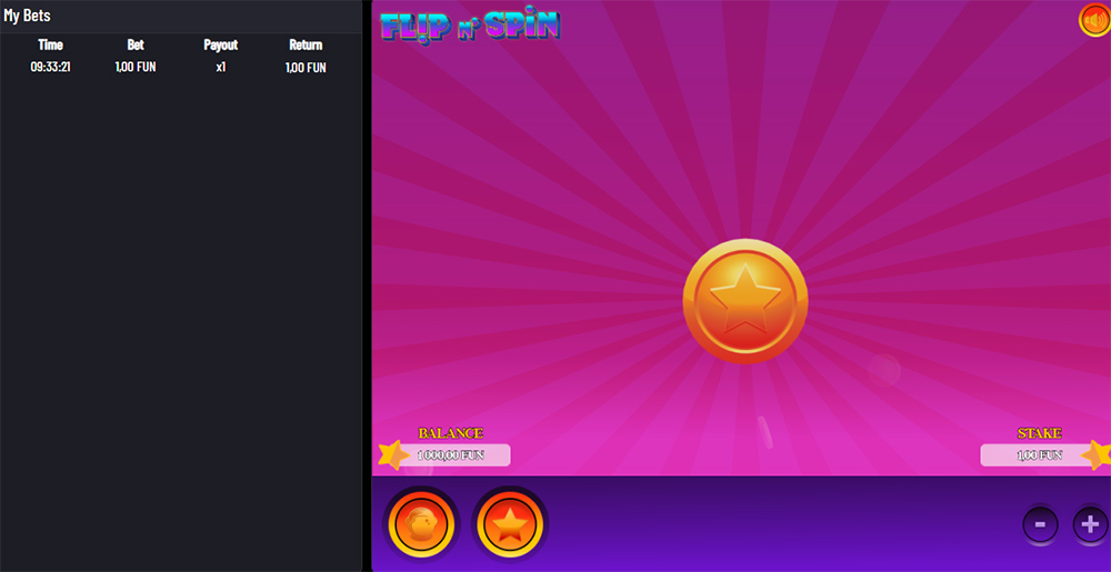 Flip n' Spin [mini hra od 1x2gaming]