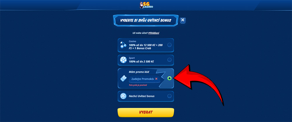 SGcasino promo code [zima 2025]