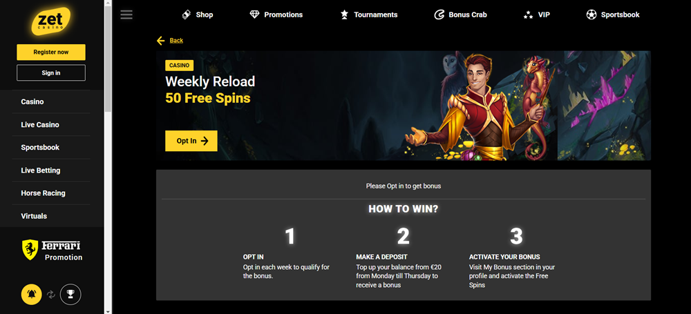 Zetcasino free spins zima 2025