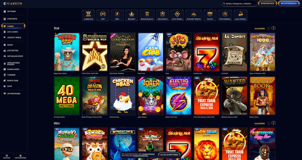 01057 Cazeus Spielautomaten