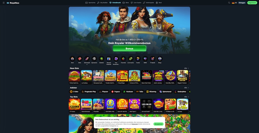RoyalSea Casino Vorschau