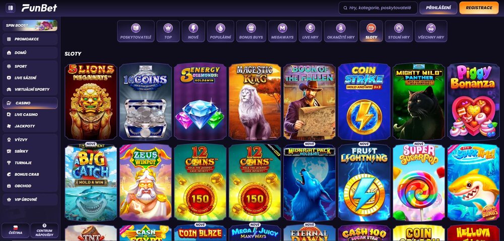 nejlepší automaty v casinu funbet