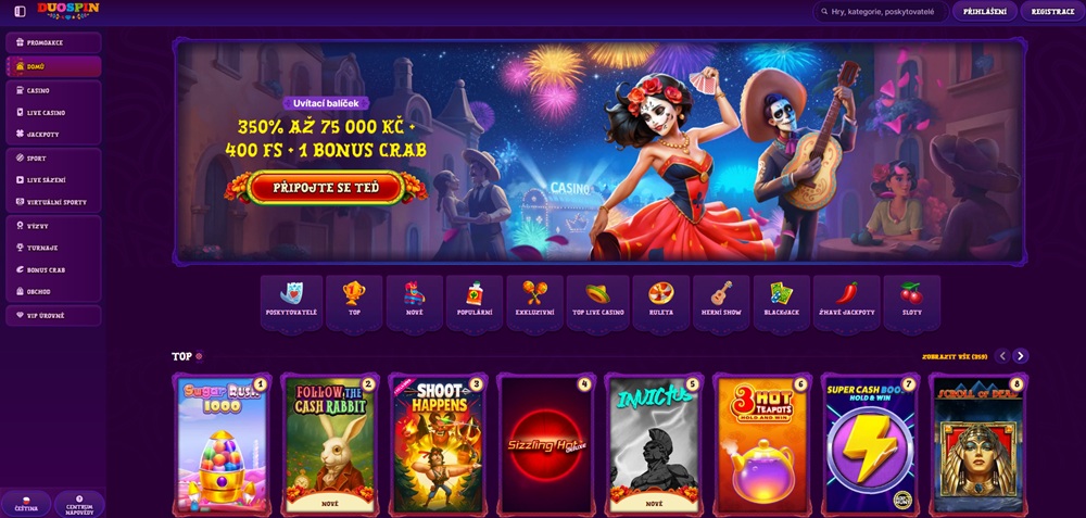 Duospin casino homepage