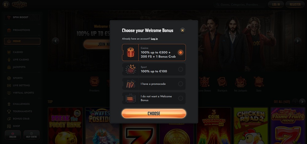 Gransino no deposit bonus