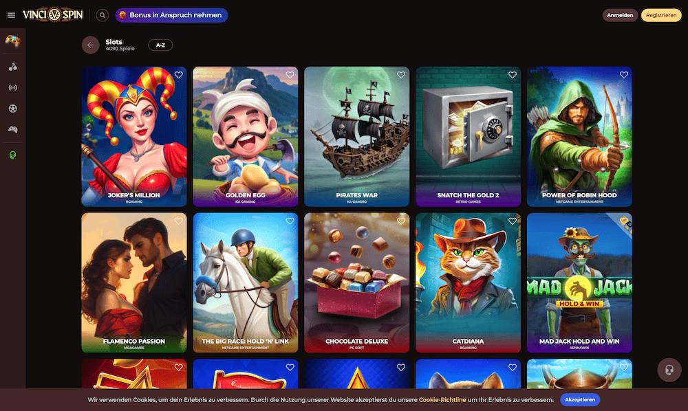 64026 Vinci Spin Spielautomaten