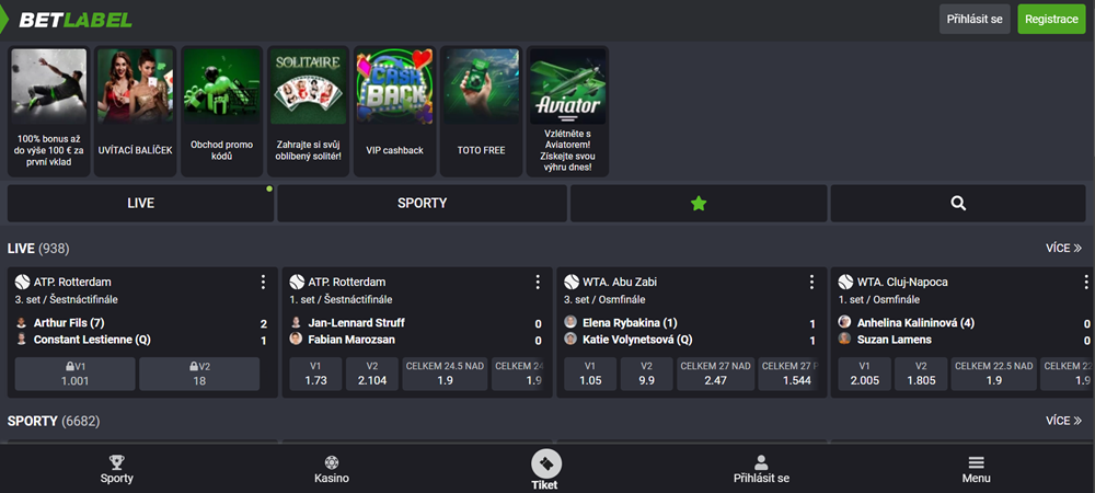 BetLabel app and website