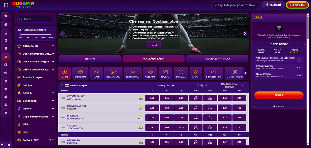 Duospin – bookmaker