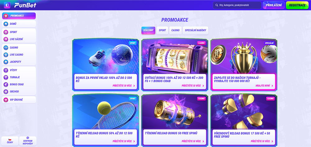 FunBet bonusy [Přehled TOP bonusů] 