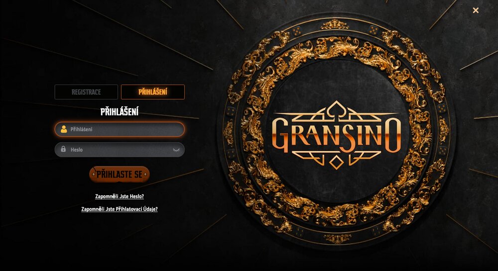 Inicio de sesión Gransino