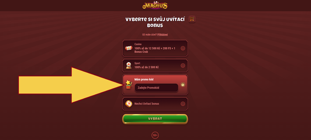 Magius promo kód