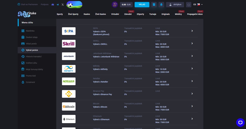 Přehled platebních metod