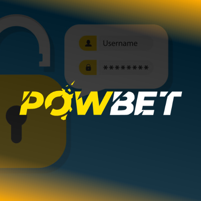 Schermata di accesso Powbet