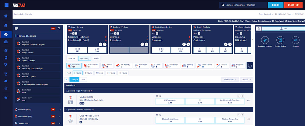 Casa de apuestas TikiTaka