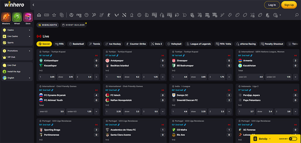 Winhero sázková kancelář úvod