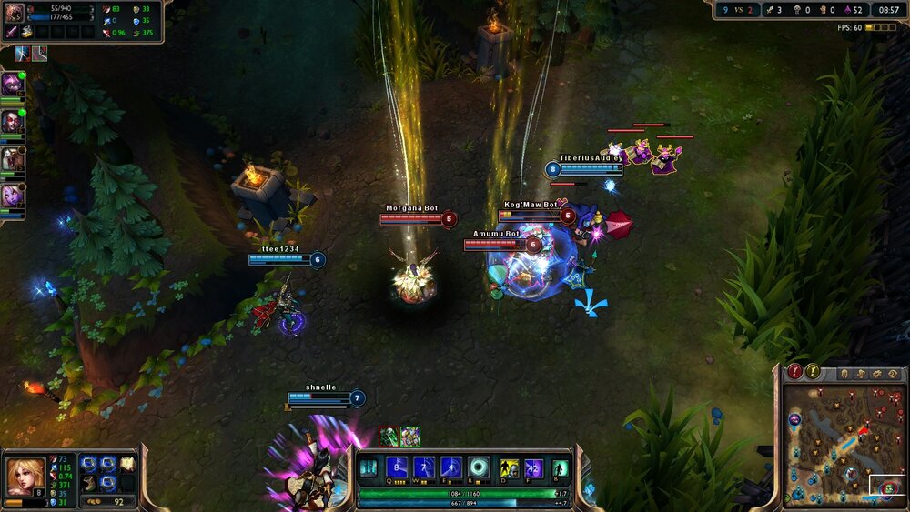 League of Legends gameplay