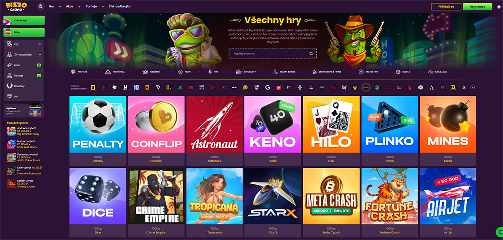 100HP Gaming v Bizzo Casino