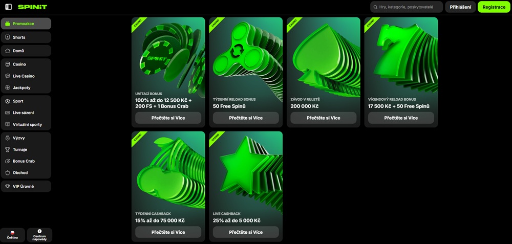 Boni im Casino Spinit