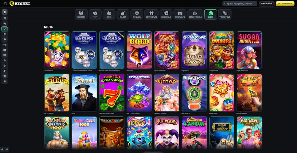 KinBet Spielautomaten