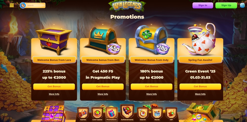 WinLegends No-Deposit-Bonus