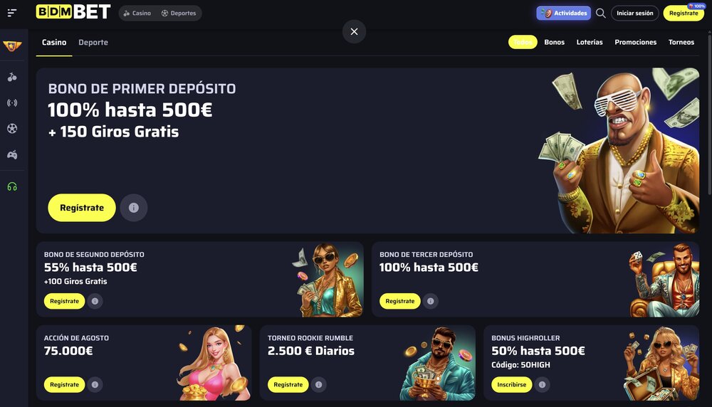 Bdmbet bono sin depósito