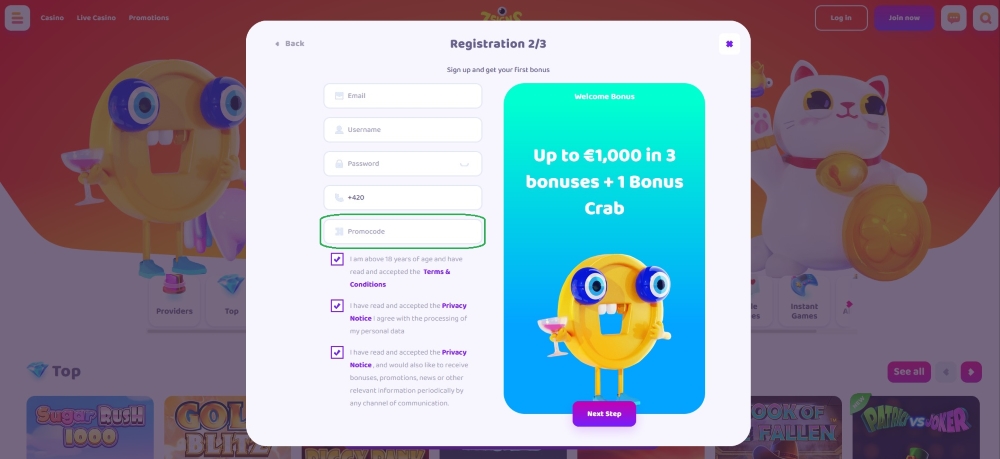 7Signs online casino accepts promo codes, but they also offer many bonuses without it