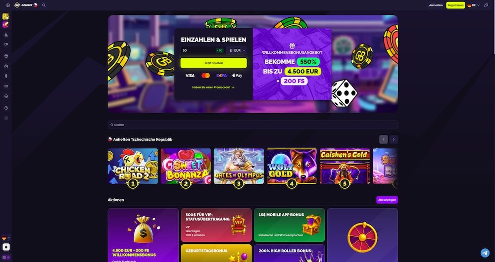Goldbet Casino Vorschau