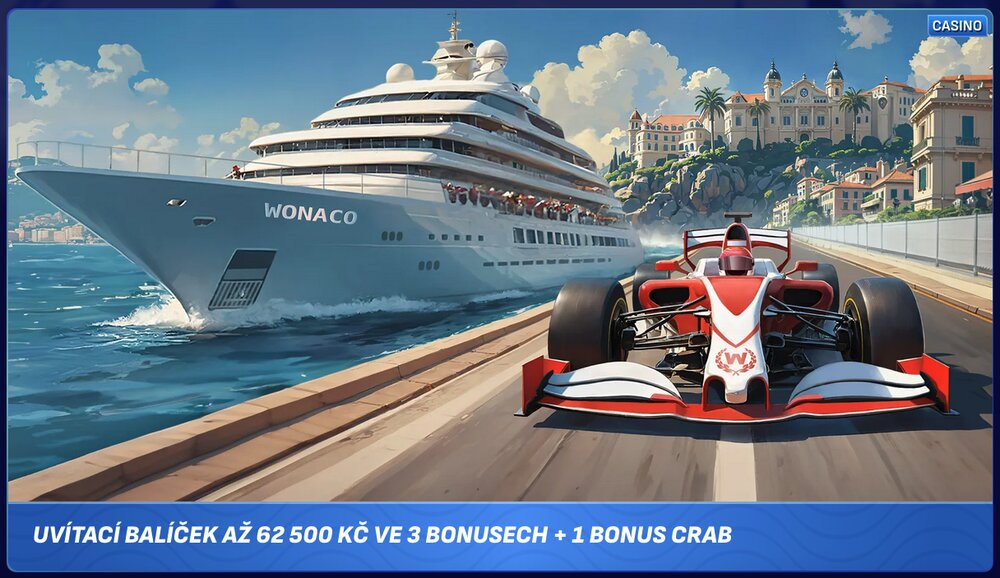 Wonaco – Uvítací balíček v casinu